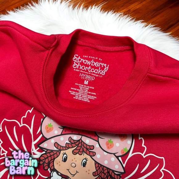 Strawberry Shortcake Hybrid Apparel Graphic Women’s Pullover Sweatshirt (Medium) - Picture 4 of 4